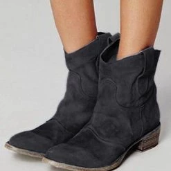 Levency New In Low Heel Slip On Boots