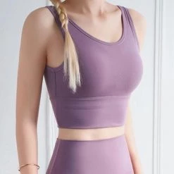 Levency New In Solid U Back Sports Bra