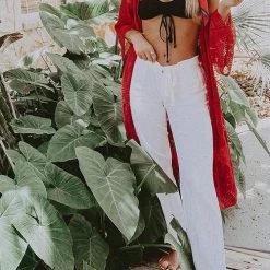 Levency New In Lace See Though Cover Up