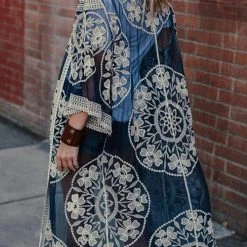 Levency New In Lace See Though Cover Up