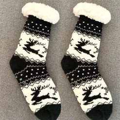 Levency Fuzzy Holiday Socks New In
