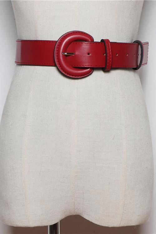 Levency New In Semicircle Buckle Wide Belt 5 Levency New In Semicircle Buckle Wide Belt