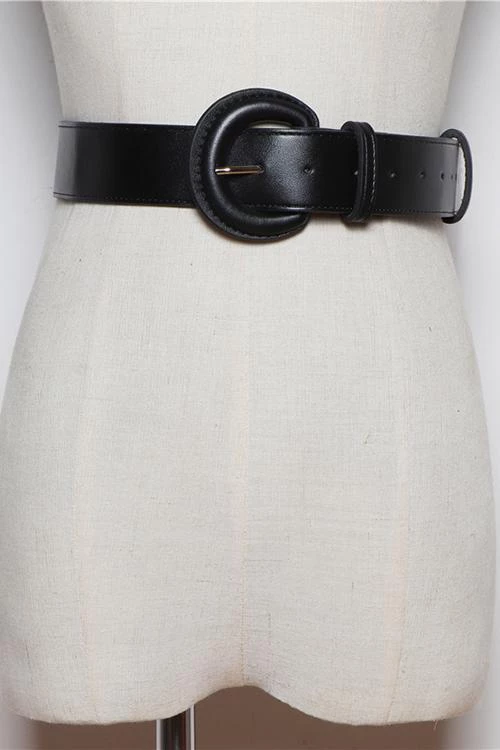Levency New In Semicircle Buckle Wide Belt 6 Levency New In Semicircle Buckle Wide Belt