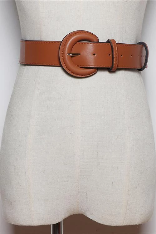Levency New In Semicircle Buckle Wide Belt 7 Levency New In Semicircle Buckle Wide Belt