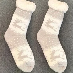 Levency Fuzzy Holiday Socks New In