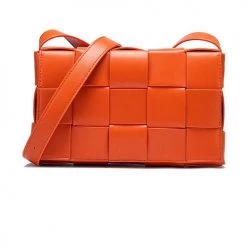 Levency Weave Square Crossbody Bag