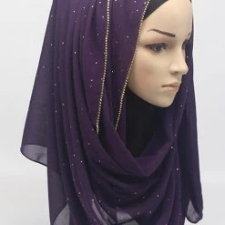 Levency Rhinestone Shawl Scarf 54 Levency Rhinestone Shawl Scarf