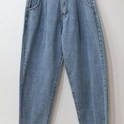 Levency High Waist Denim Bloomers