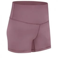 Levency New In Solid High Waist Shorts