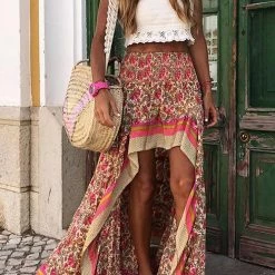 Levency Print Irregularity Skirts