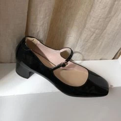 Levency New In Square Toe Heeled Mary Janes