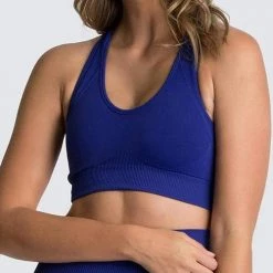 Levency Solid Seamless Bra Leggings Set New In