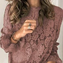Levency Layering Lace Puffed Sleeve Top New In 8 Levency Layering Lace Puffed Sleeve Top New In