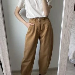 Levency High Waist Denim Bloomers