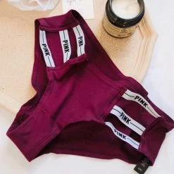 Levency Letter Print Hollow Panty New In