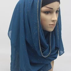 Levency Rhinestone Shawl Scarf 56 Levency Rhinestone Shawl Scarf