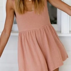 Levency Knot U Neck Sleeveless Jumpsuit New In