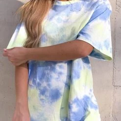 Levency New In Tie Dye Short Sleeve T Shirt Short Set