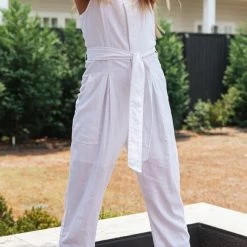 Levency Square Neck Tank Jumpsuits