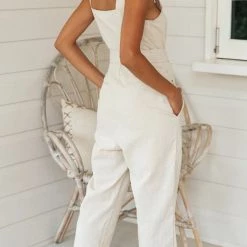 Levency Square Neck Tank Jumpsuits