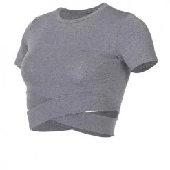 Levency New In Cross Short Sleeve Crop T Shirt