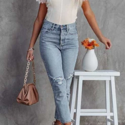 Levency Lace Patchwork Corset Top