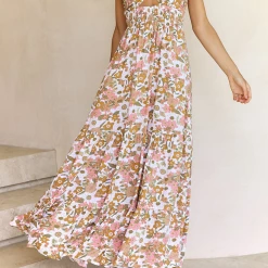 Levency Move This Way Dress Halter Neck Maxi Dress New In