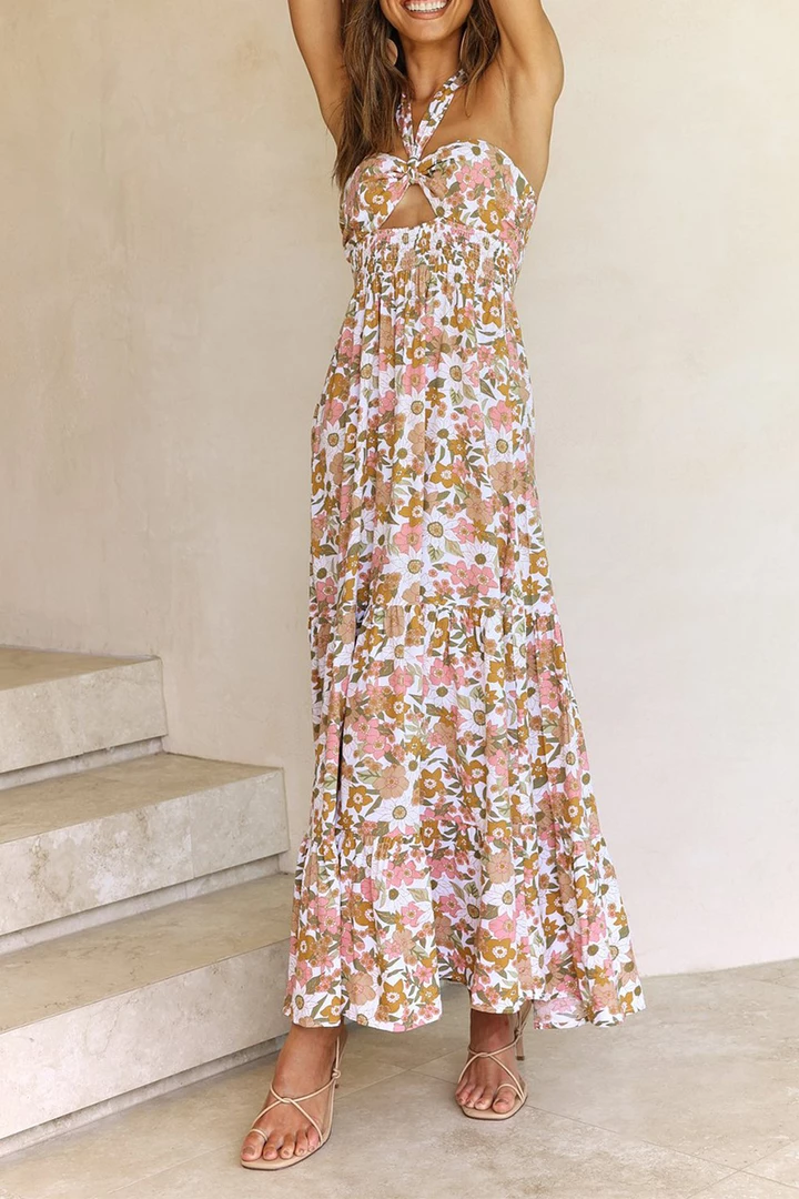 Levency Move This Way Dress Halter Neck Maxi Dress New In 6 Levency Move This Way Dress Halter Neck Maxi Dress New In