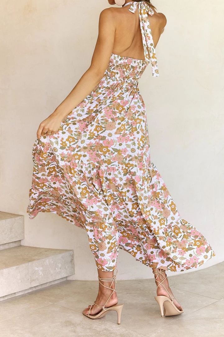 Levency Move This Way Dress Halter Neck Maxi Dress New In 3 Levency Move This Way Dress Halter Neck Maxi Dress New In