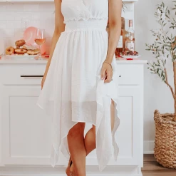 Levency New In Fairy Lights Sharkbite Navy Dress