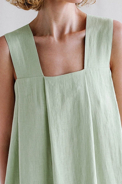 Levency Square Neck Sleeveless Maxi Dress New In 4 Levency Square Neck Sleeveless Maxi Dress New In