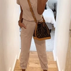 Levency New In Padded Shoulder T Shirt Pants Set