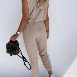 Levency New In Padded Shoulder T Shirt Pants Set