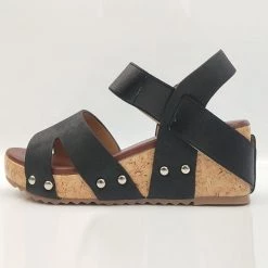 Levency New In Open Toe Cut Out Wedge Sandals