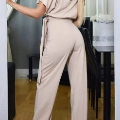 Levency New In Short Sleeve Knot Jumpsuit 36 Levency New In Short Sleeve Knot Jumpsuit