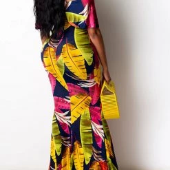 Levency Ruffles Off Shoulder Maxi Dress New In