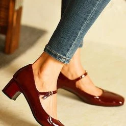 Levency New In Square Toe Heeled Mary Janes