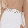 Levency New In Metal Annulus Waist Chain