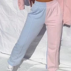 Levency Color Block Elastic Joggers New In