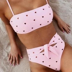 Levency Heart Knot Bikini Set New In