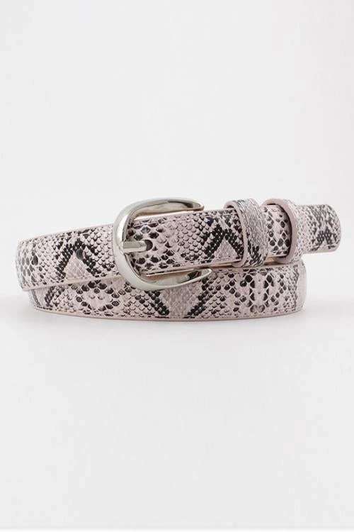 Levency Skinny Snakeskin Belt New In 4 Levency Skinny Snakeskin Belt New In