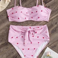 Levency Heart Knot Bikini Set New In
