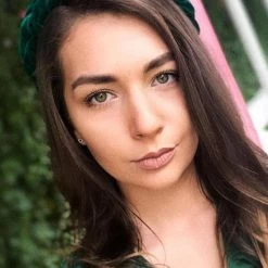 Levency Velvet Braid Headband New In