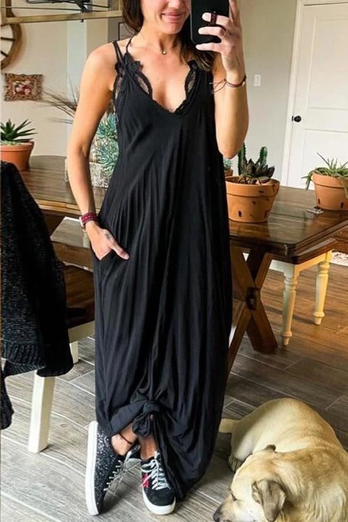 Levency Pockets Slip Maxi Dress New In 7 Levency Pockets Slip Maxi Dress New In