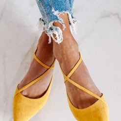 Levency Pointed Toe Low Heels Pumps