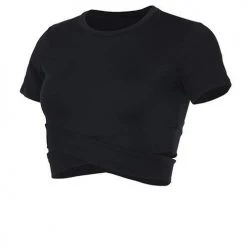Levency New In Cross Short Sleeve Crop T Shirt