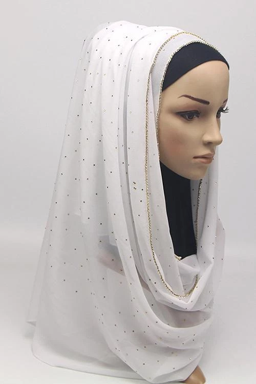 Levency Rhinestone Shawl Scarf 13 Levency Rhinestone Shawl Scarf