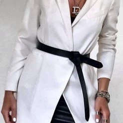 Levency Leather Tied Belt New In 12 Levency Leather Tied Belt New In