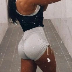 Levency Drawstring V Waist Shorts New In