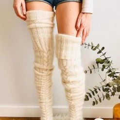 Levency Warm Thigh-High Socks New In